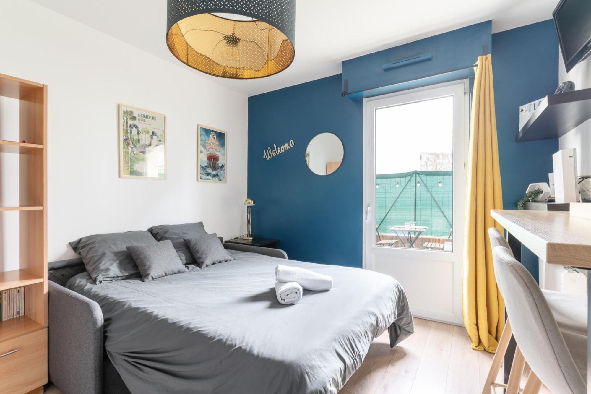Studio Centre-Ville Avec Terrasse Et Parking Securise Gratuit Nantes Eksteriør bilde