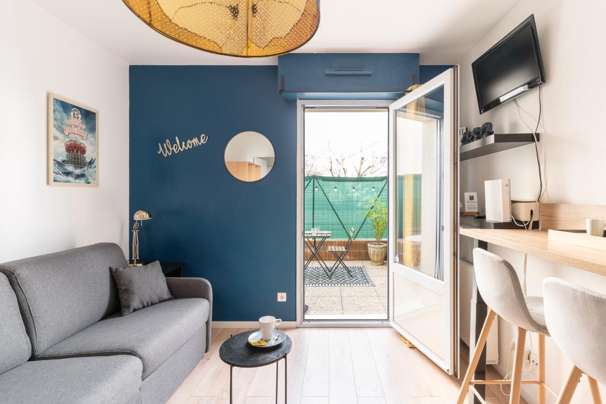 Studio Centre-Ville Avec Terrasse Et Parking Securise Gratuit Nantes Eksteriør bilde